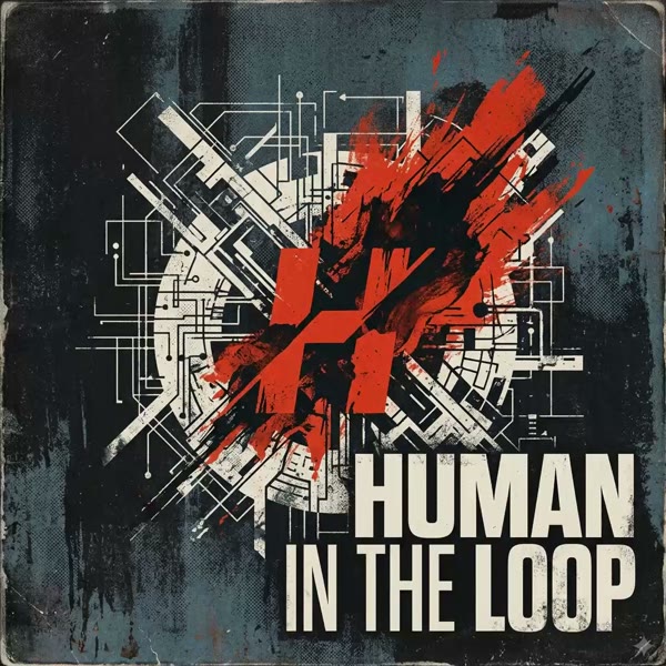 Poster art for Human in the Loop, the opening track of the SDLC song cycle